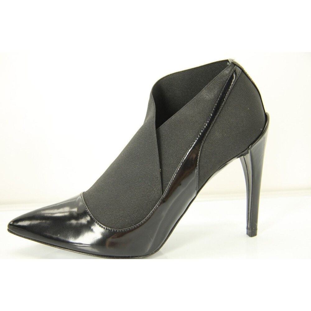 Christian Dior Black Leather Pointed Toe Stretch Strap Pumps Size 35.5 NIB $950 - Picture 8 of 10